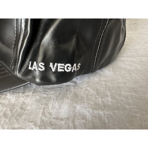 🌵4/$25 Las Vegas, Nevada 1905 Hat Cap Snap‎ Back Black Baseball Faux Leather - Picture 3 of 7